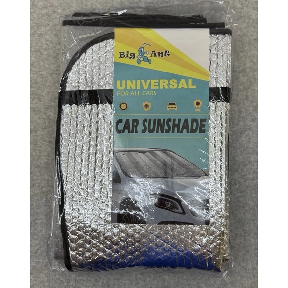Universal Car Windshield  Sun Shade Cover Visor UV Block Protector Foldable - Picture 1 of 7